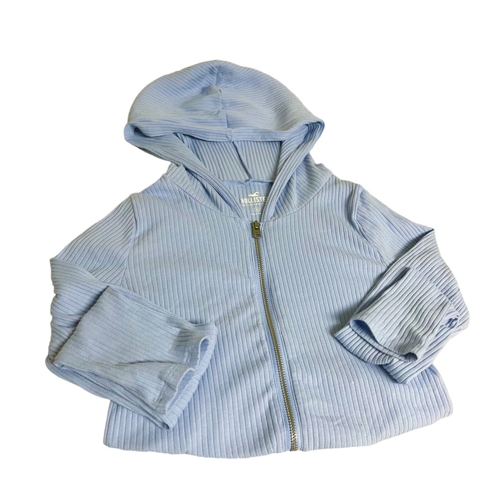 Hollister cropped zip up